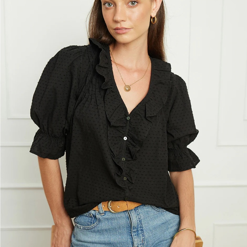 Paneros Chloe Shirt in Black